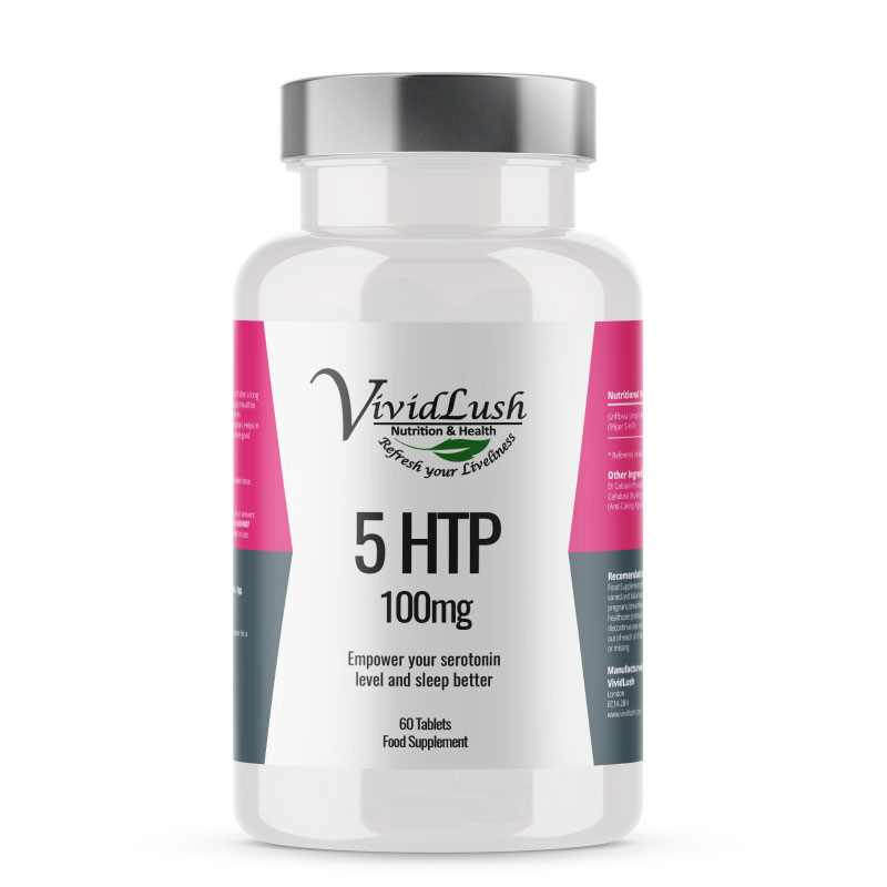 5-HTP - VividLush 100mg 60 Serotonin neurotransmitter - active immunity