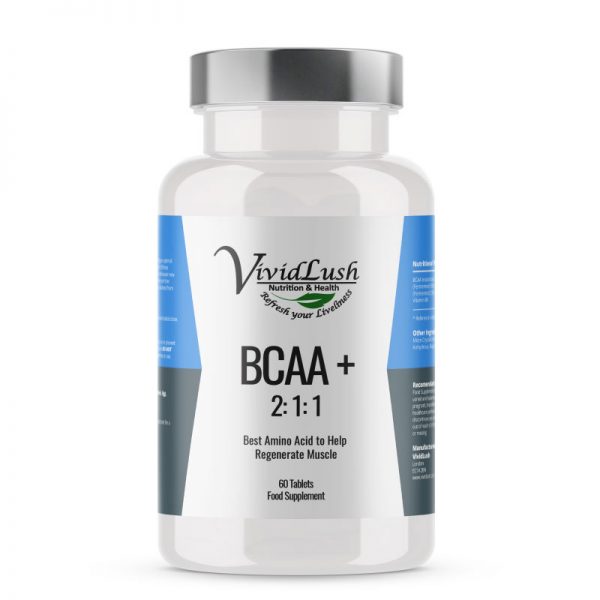 BCAA+ 2:1:1 Essential chain amino acids supplement 1000mg VividLush