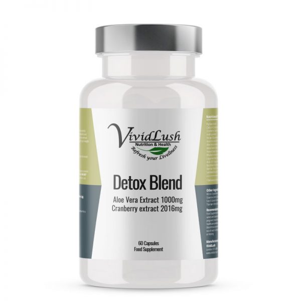 Detox Blend Metabolism - VividLush 14 ingredients Supplement 60 Tablets