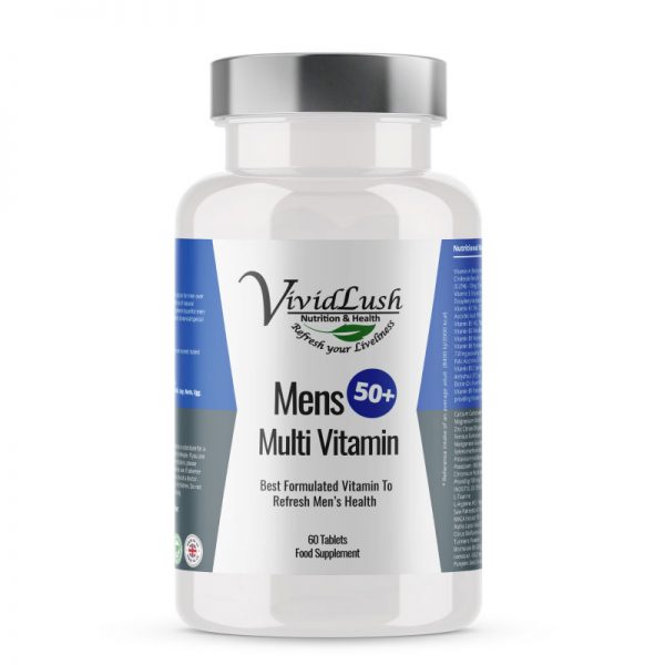 Multivitamin Men over 50+ VividLush 60 food supplement tablets