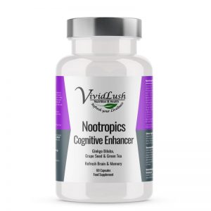 Nootropics Cognitive Enhancer - VividLush 60 capsules Supplements