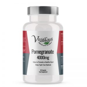 Pomegranate VividLush 60, 4,000 mg Extract food high in antioxidant